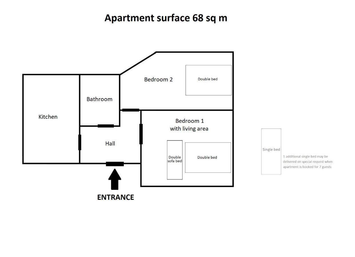 Kraków Old Town 2 bedroom royal apartment Buitenkant foto